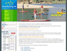 Tablet Screenshot of castaickayaking.com